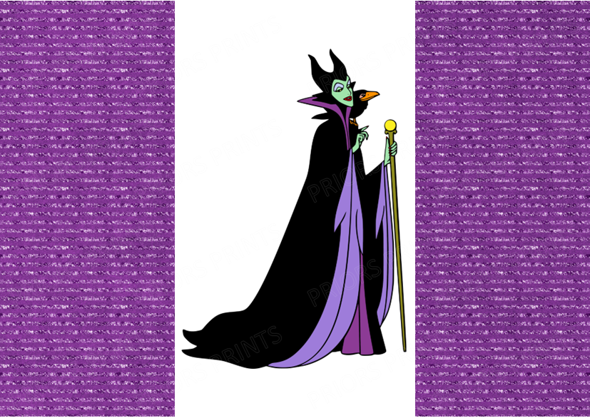 Maleificent Chocolate Bar Wrapper- Plain (No Text)