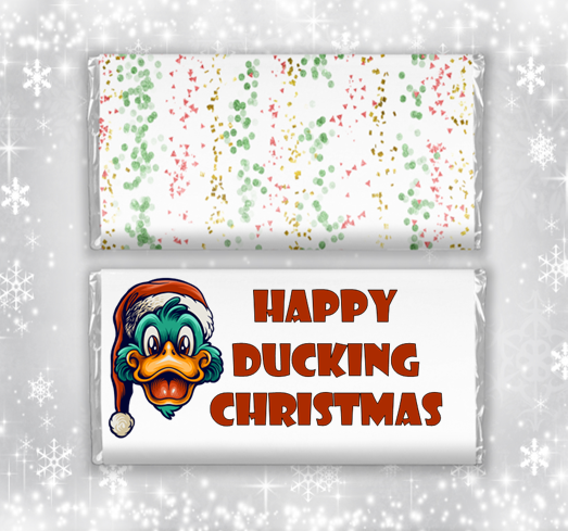 Funny & Offensive Christmas Chocolate Bar Wrapper