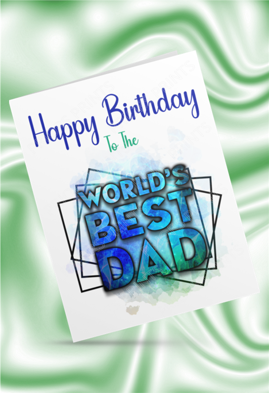 Happy Birthday Dad/Daddy/ Step-Dad