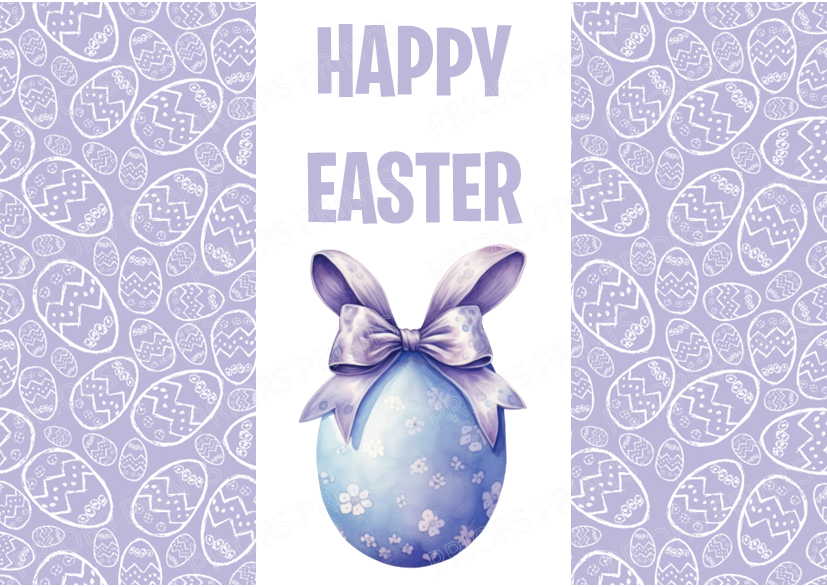 Easter Egg Chocolate Bar Wrappers