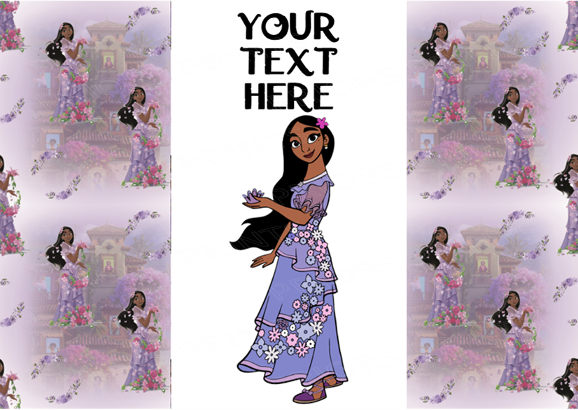Encanto Chocolate Bar Wrappers- To add own Text