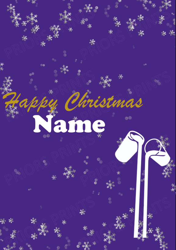 Personalised Cadburys Christmas Chocolate Bar Wrapper