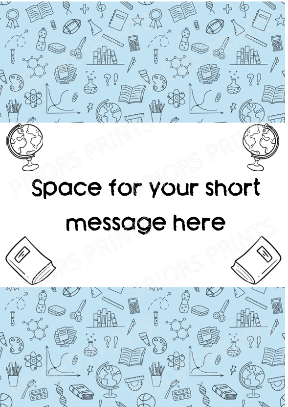 Personalised Teacher Chocolate Bar Wrapper- Add your own message