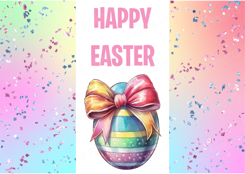 Easter Egg Chocolate Bar Wrappers