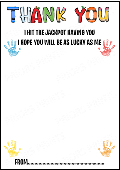 Personalised Thank You Teacher Scratch Card Holder, For Teaching Assistant, Head Teacher, Key Worker, Preschool, End Of Term Gift Present,
