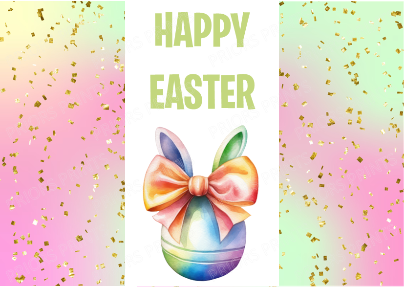 Easter Egg Chocolate Bar Wrappers