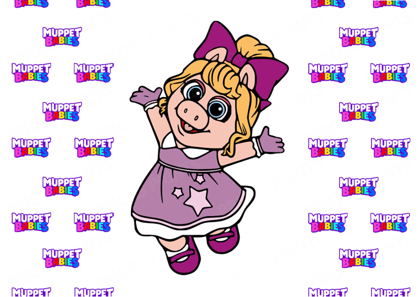 Muppet Babies Chocolate Bar Wrapper- Plain (No Text)