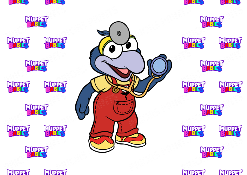 Muppet Babies Chocolate Bar Wrapper- Plain (No Text)