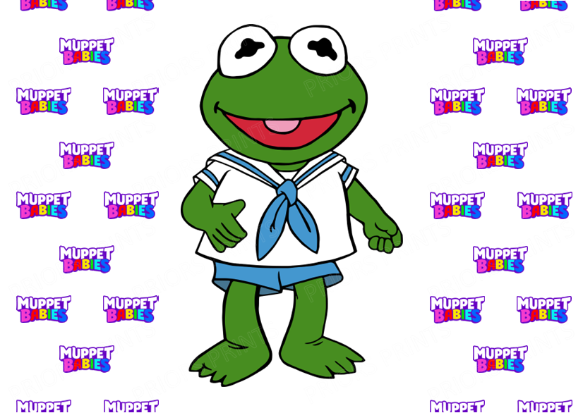 Muppet Babies Chocolate Bar Wrapper- Plain (No Text)