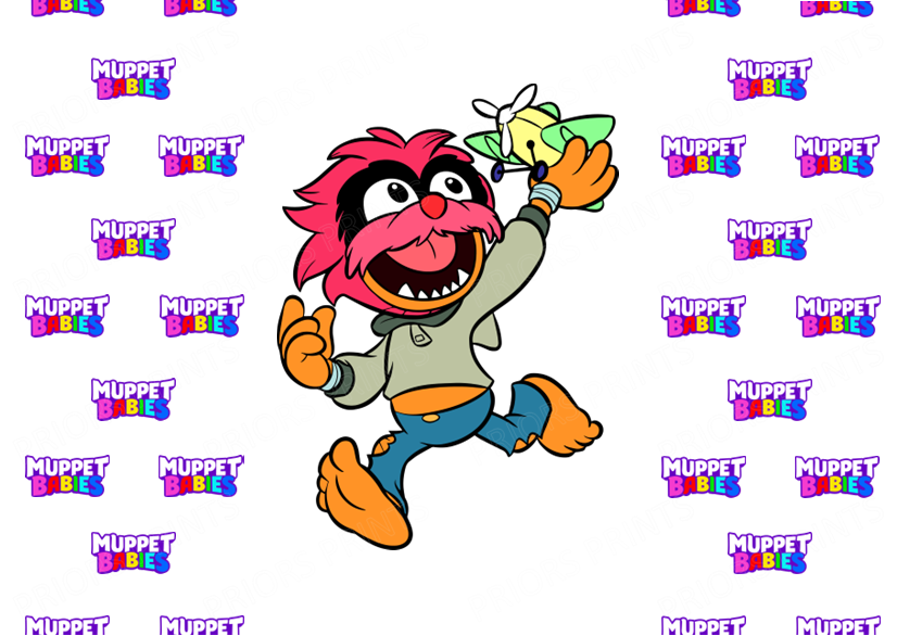 Muppet Babies Chocolate Bar Wrapper- Plain (No Text)