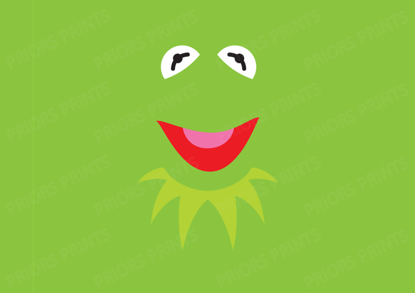 Sesame Street Faces Chocolate Bar Wrapper- Plain (No Text)