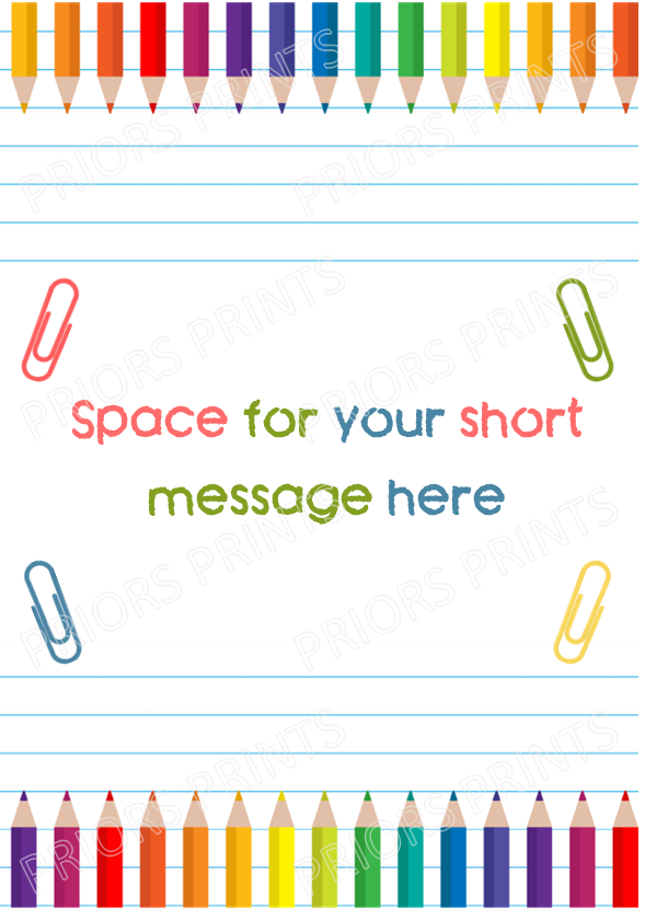 Personalised Teacher Chocolate Bar Wrapper- Add your own message