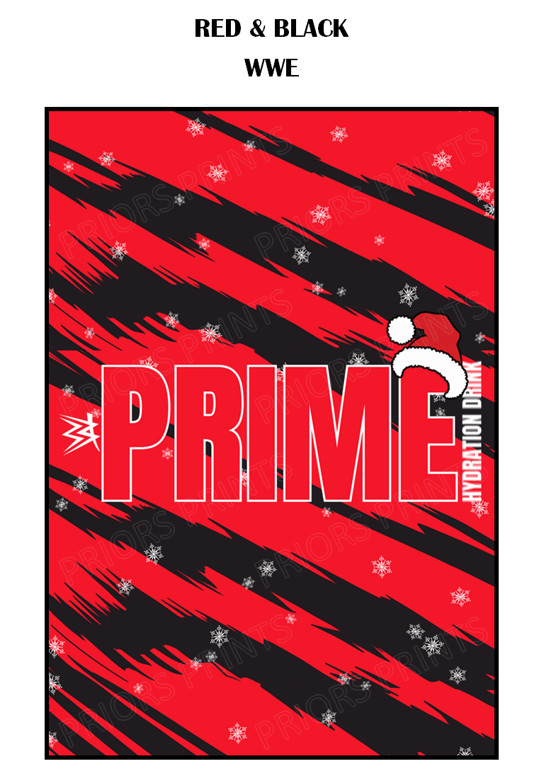 Prime Christmas Chocolate Bar Wrappers