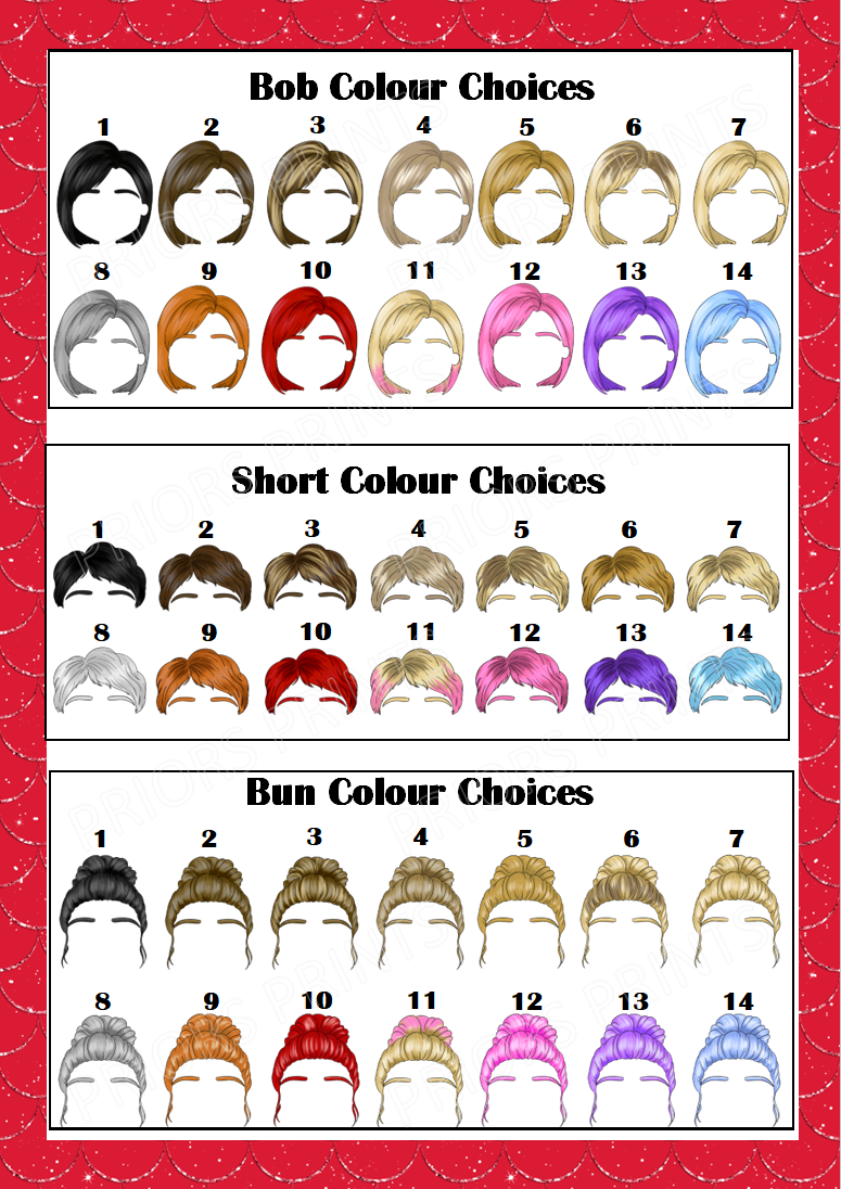 Red Dress Female Personalised Card For Any Occasion