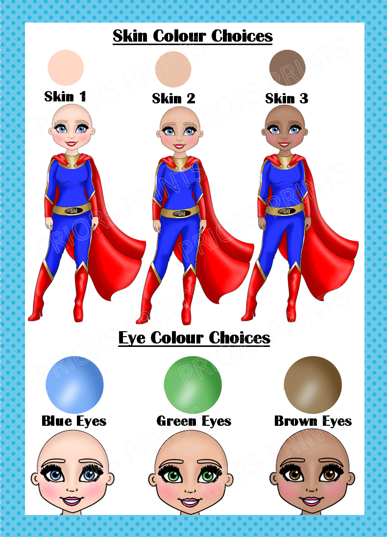 Female Superhero Personalised Card For Any Occasion