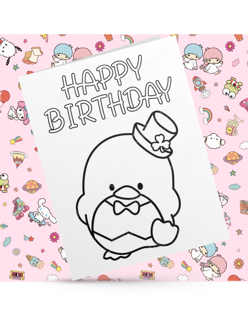 Hello Kitty & Friends- Colour Your Own Birthday Card (Sanrio)