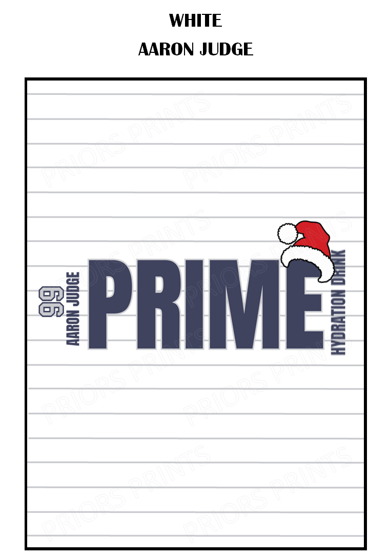 Prime Christmas Chocolate Bar Wrappers