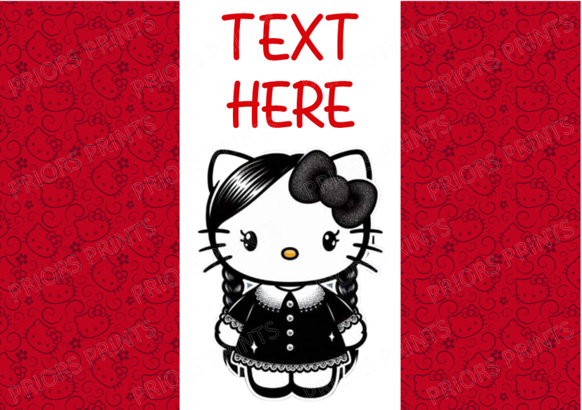 Hello Kitty as Famous Horror Characters Chocolate Bar Wrappers (Sanrio- Hello Kitty Friends)