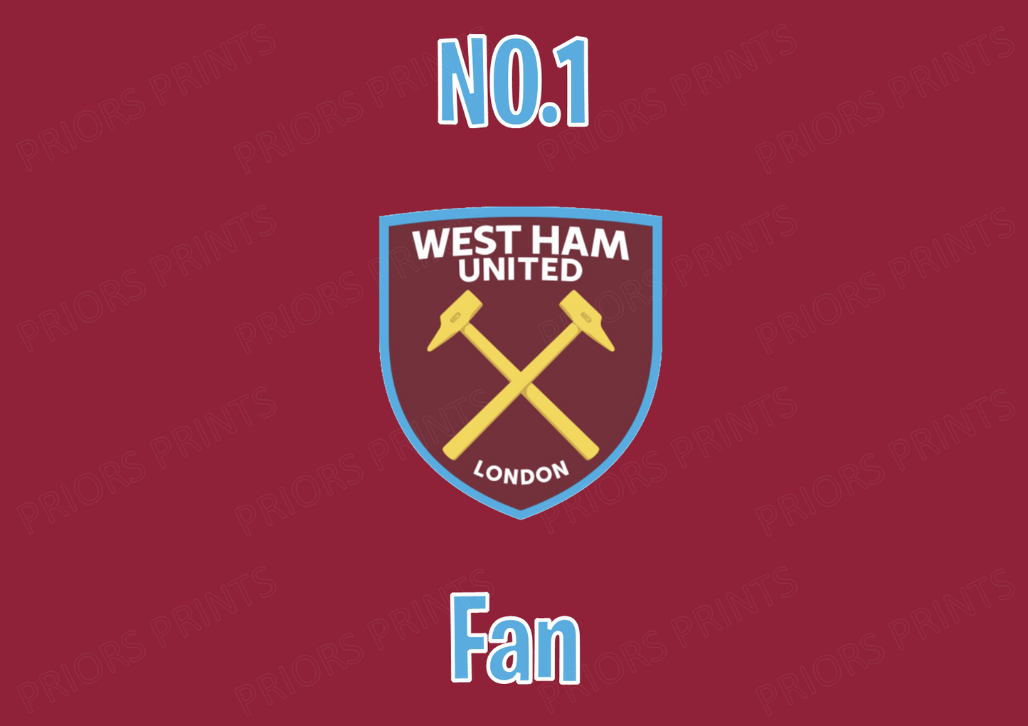 West Ham United FC Chocolate Bar Wrappers