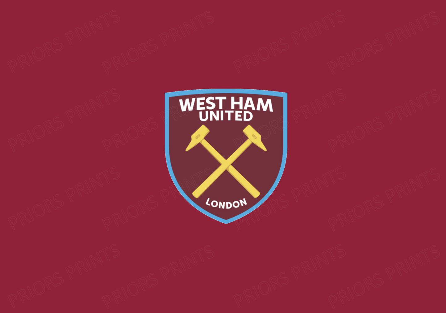West Ham United FC Chocolate Bar Wrappers