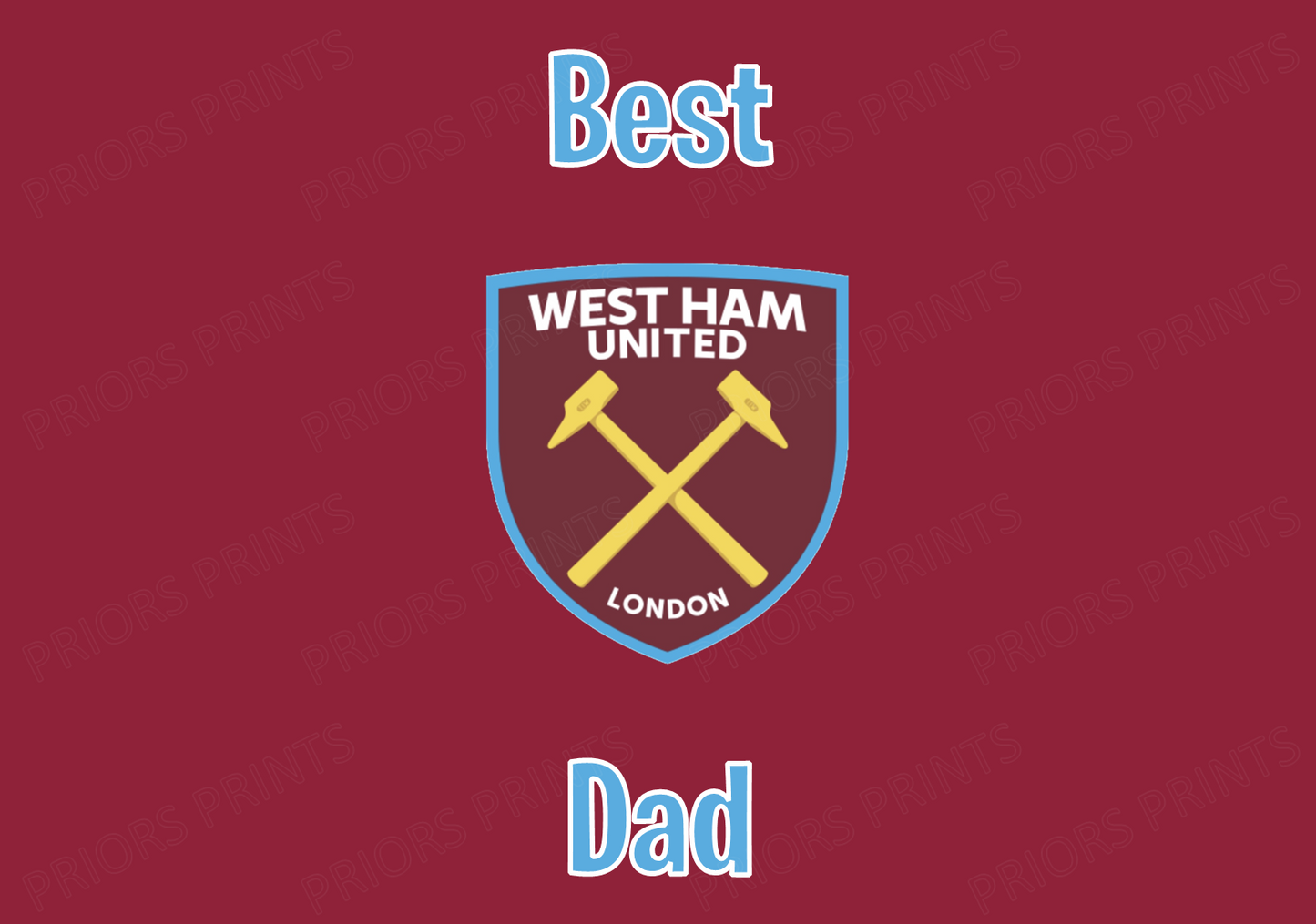 West Ham United FC Chocolate Bar Wrappers