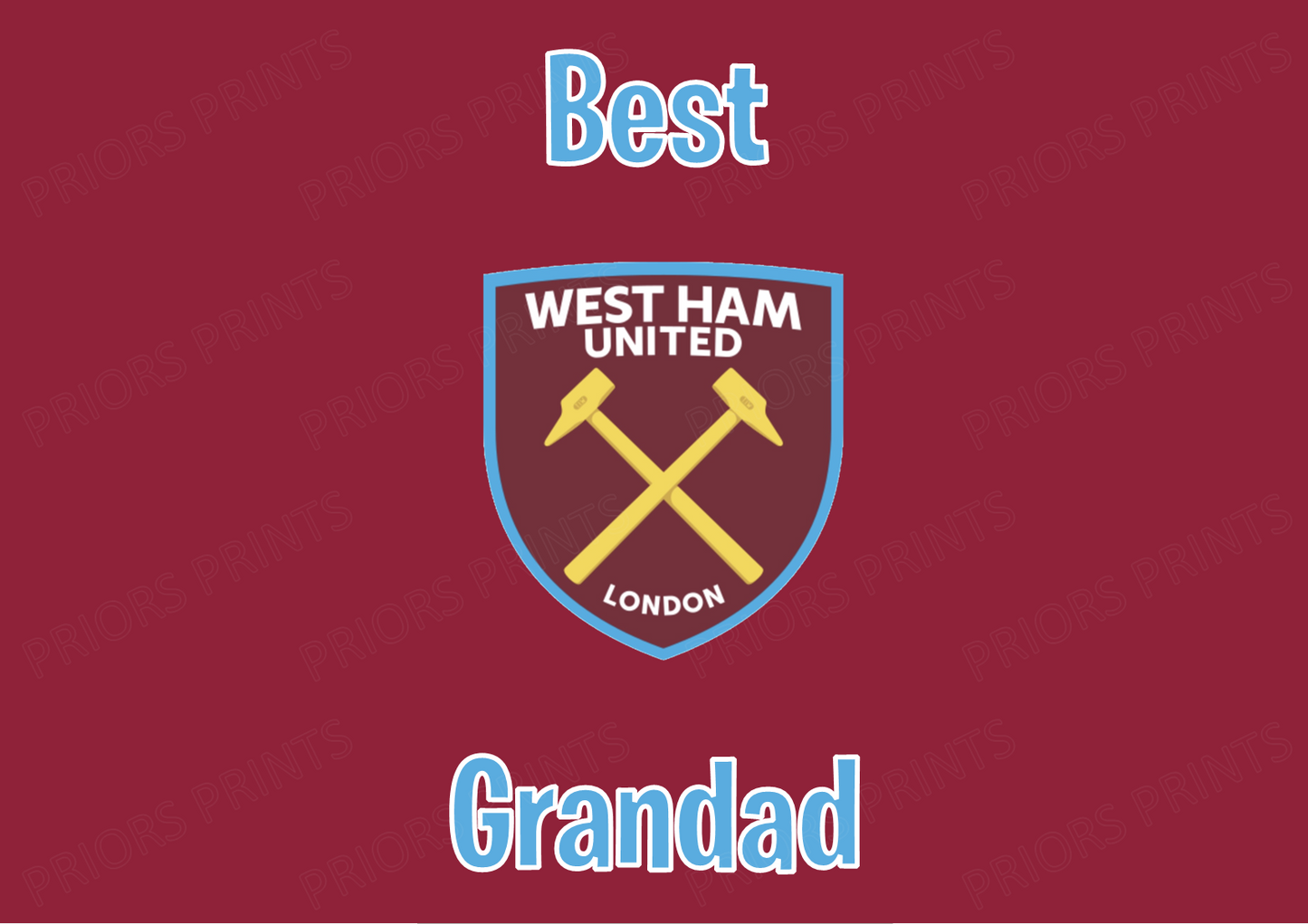 West Ham United FC Chocolate Bar Wrappers