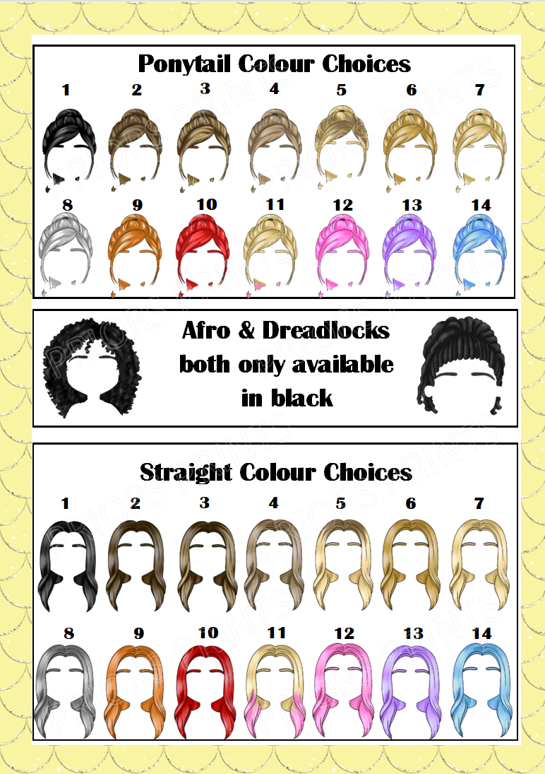 Yellow Dress Female Personalised Card For Any Occasion