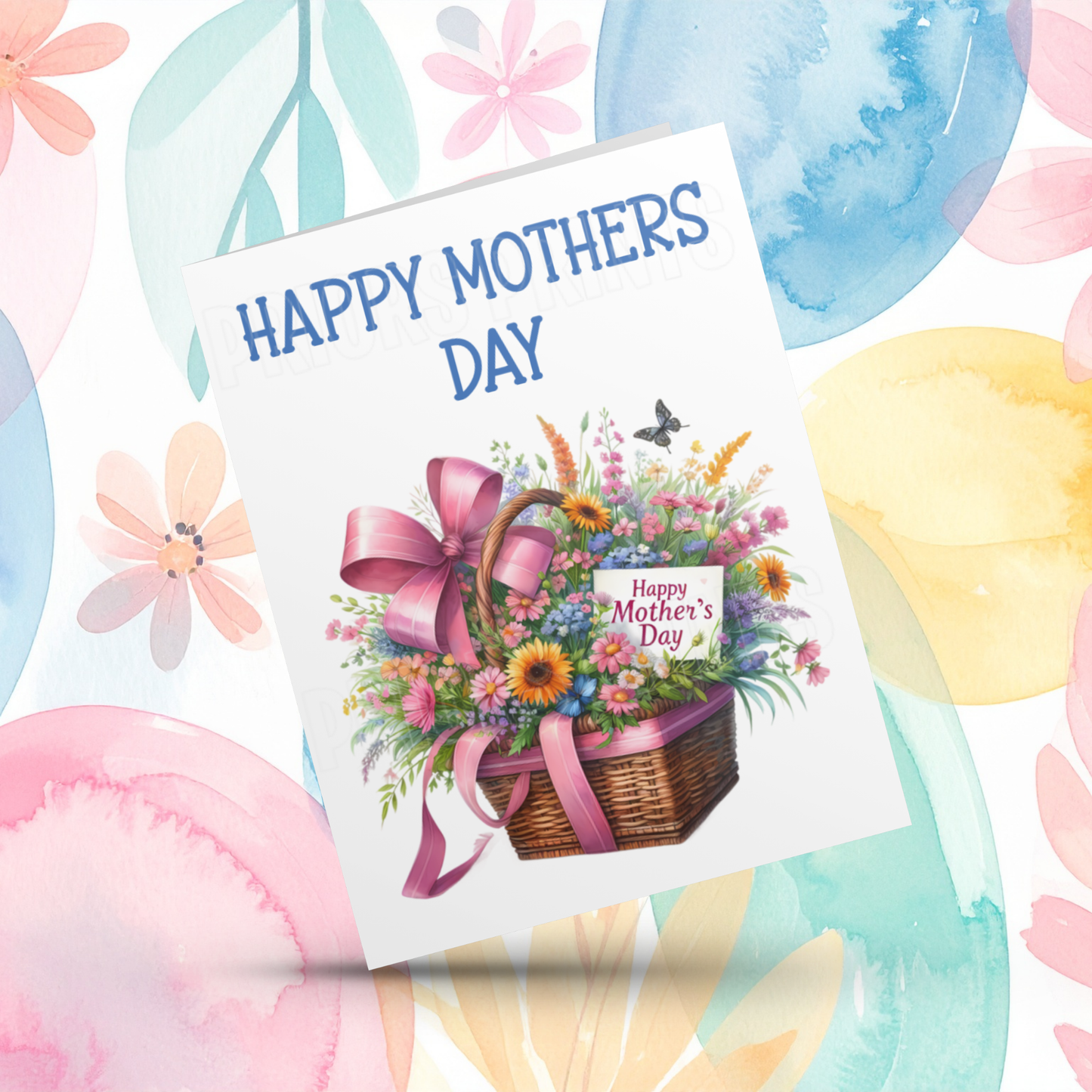 Flower Happy Mothers Day Card