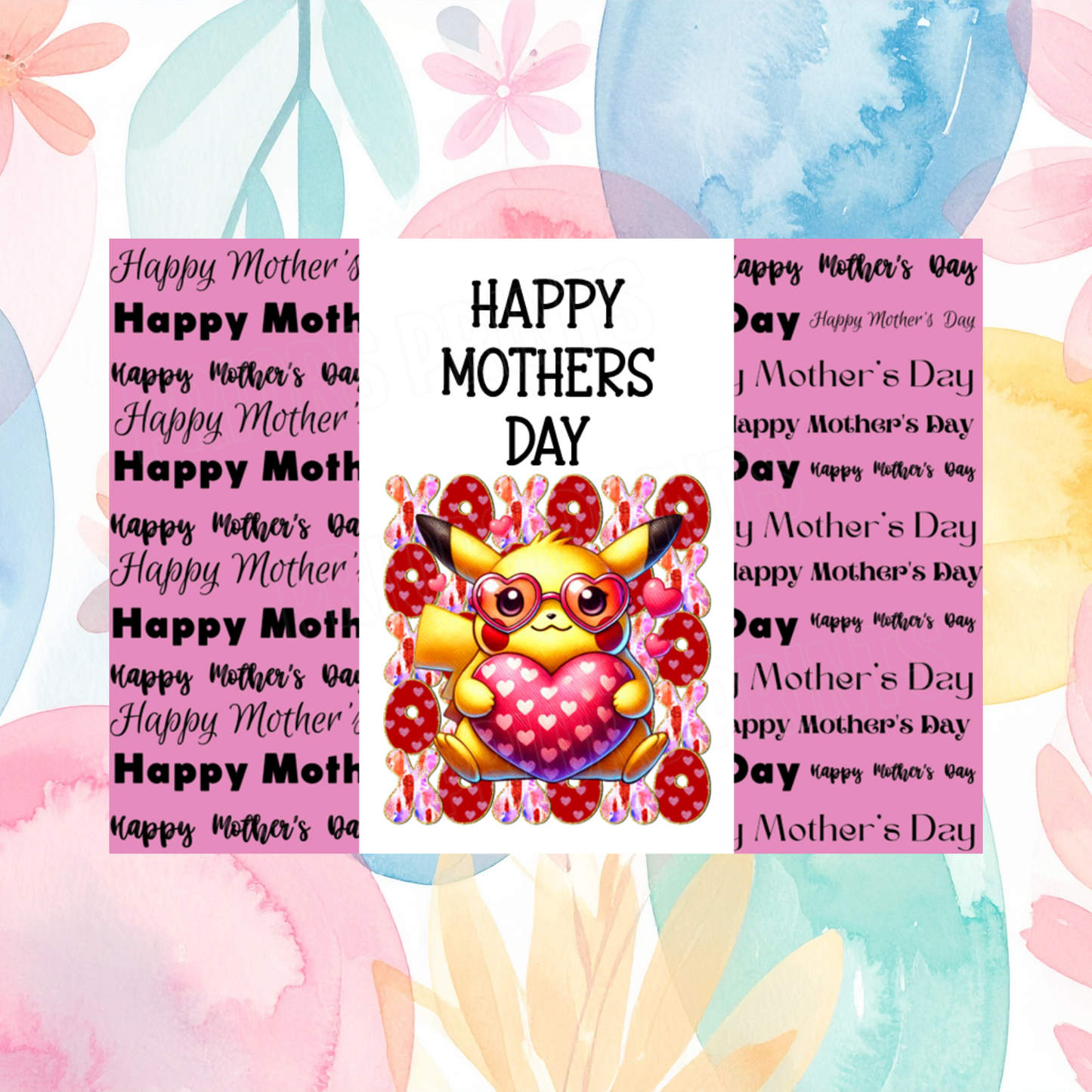 XOXO Character Happy Mothers Day Chocolate Bar Wrapper 2