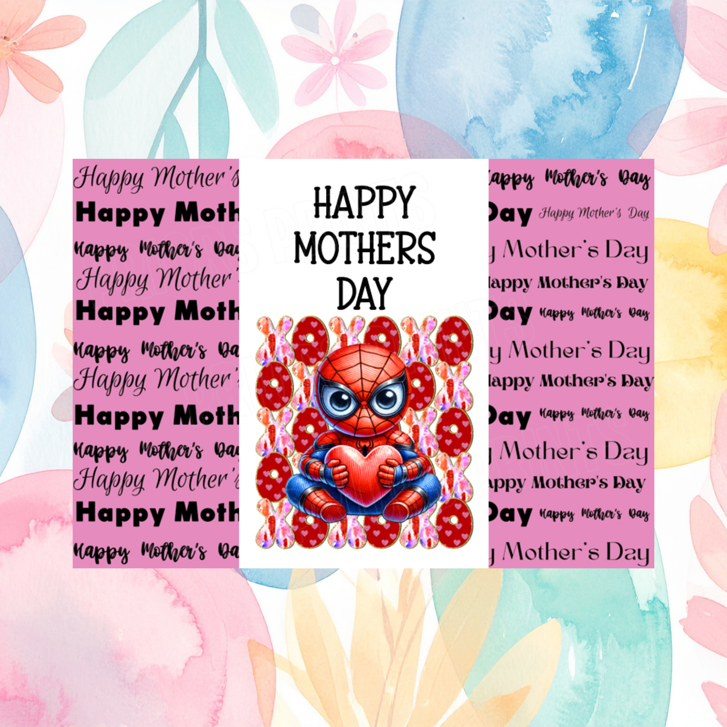XOXO Character Happy Mothers Day Chocolate Bar Wrapper 2