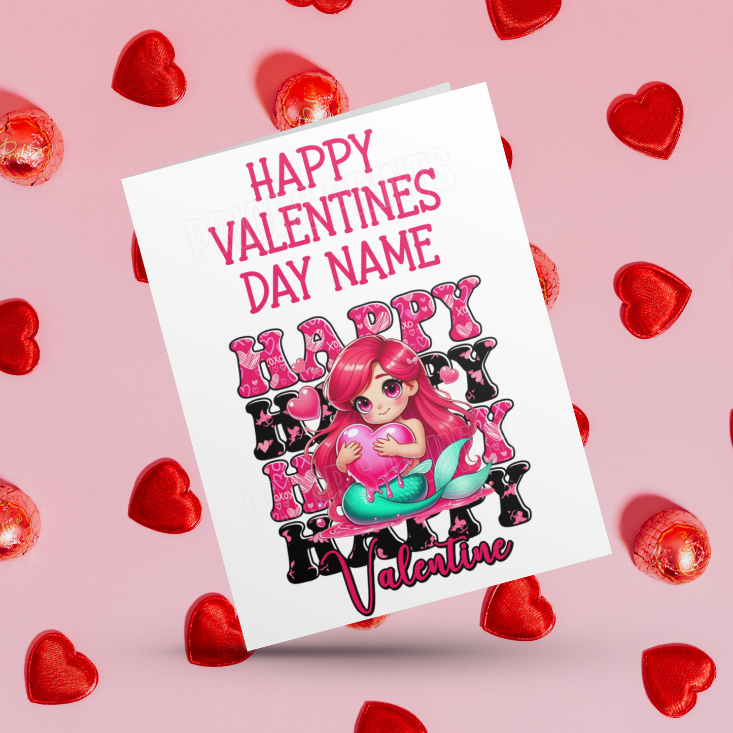 Happy Valentines Day Cute Personalised Character Cards I Baby Yoda I Batman I Eeyore I Princess I Deadpool I Groot I Spiderman I Sonic Mario