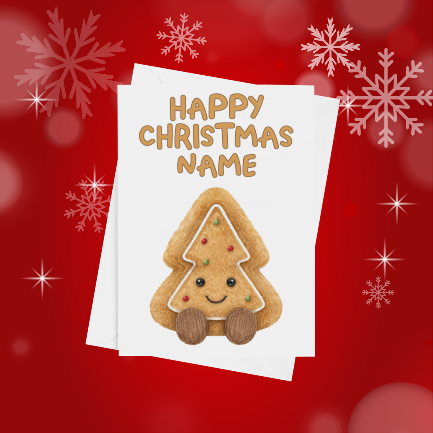 Jelly Cat Personalised Christmas Card