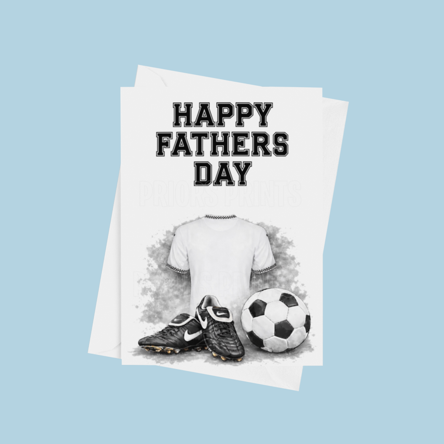 Football Shirts Happy Fathers Day Card