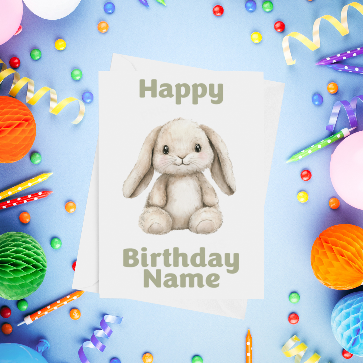 Cute Animals Personalised Birthday Card