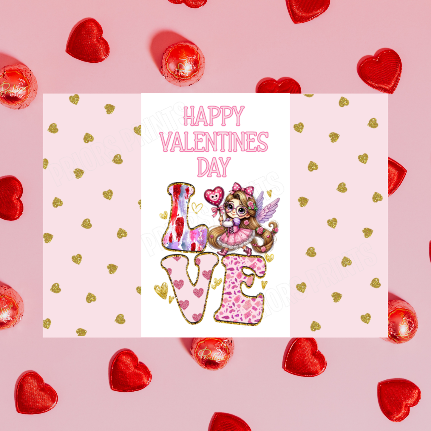 Love Valentines Day Chocolate Bar Wrappers I Princess I Ariel I Belle I Cinderella I Jasmine I Snow White I Sonic I Stitch I Pikachu I Pooh