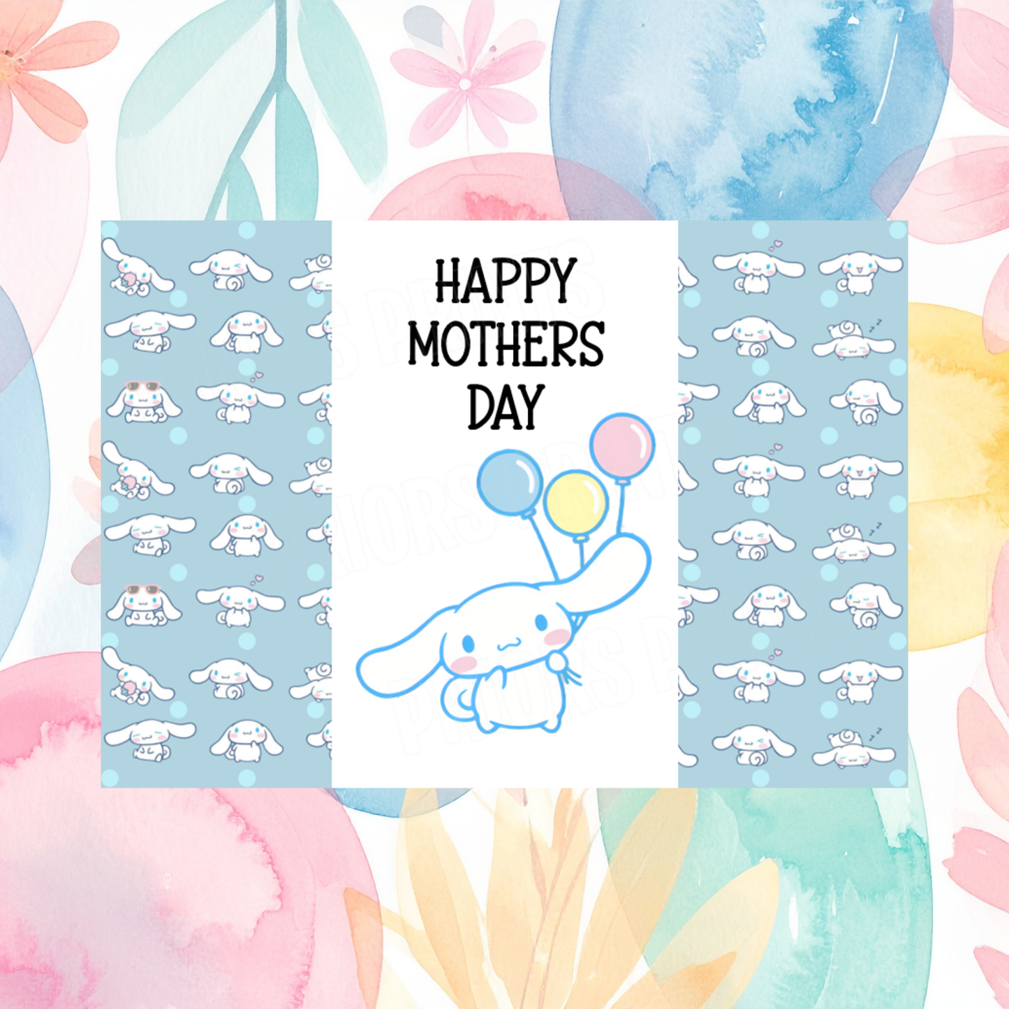 Hello Kitty & Friends Happy Mothers Day Chocolate Bar Wrapper I Sanrio I My Melody I Cinnamoroll I Kuromi