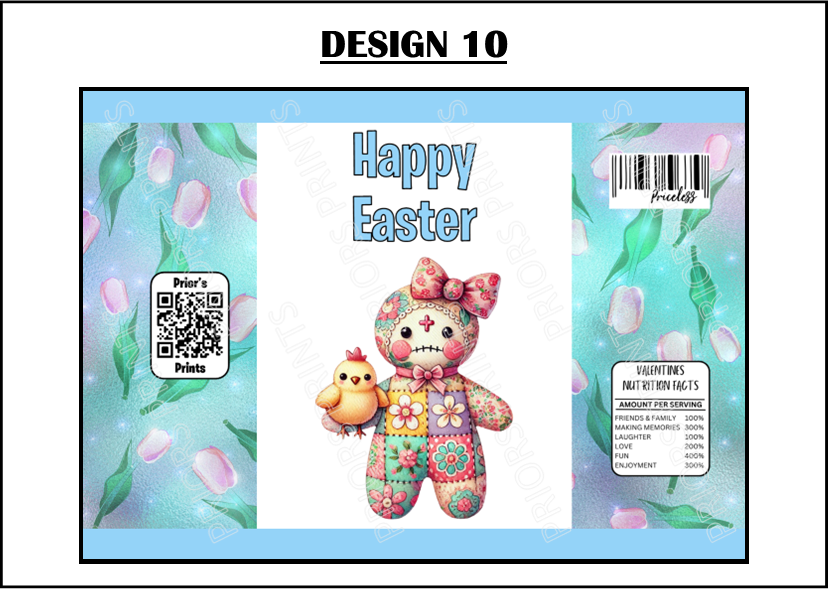 Easter Voodoo Dolls Treat Packets (Medium Sized)