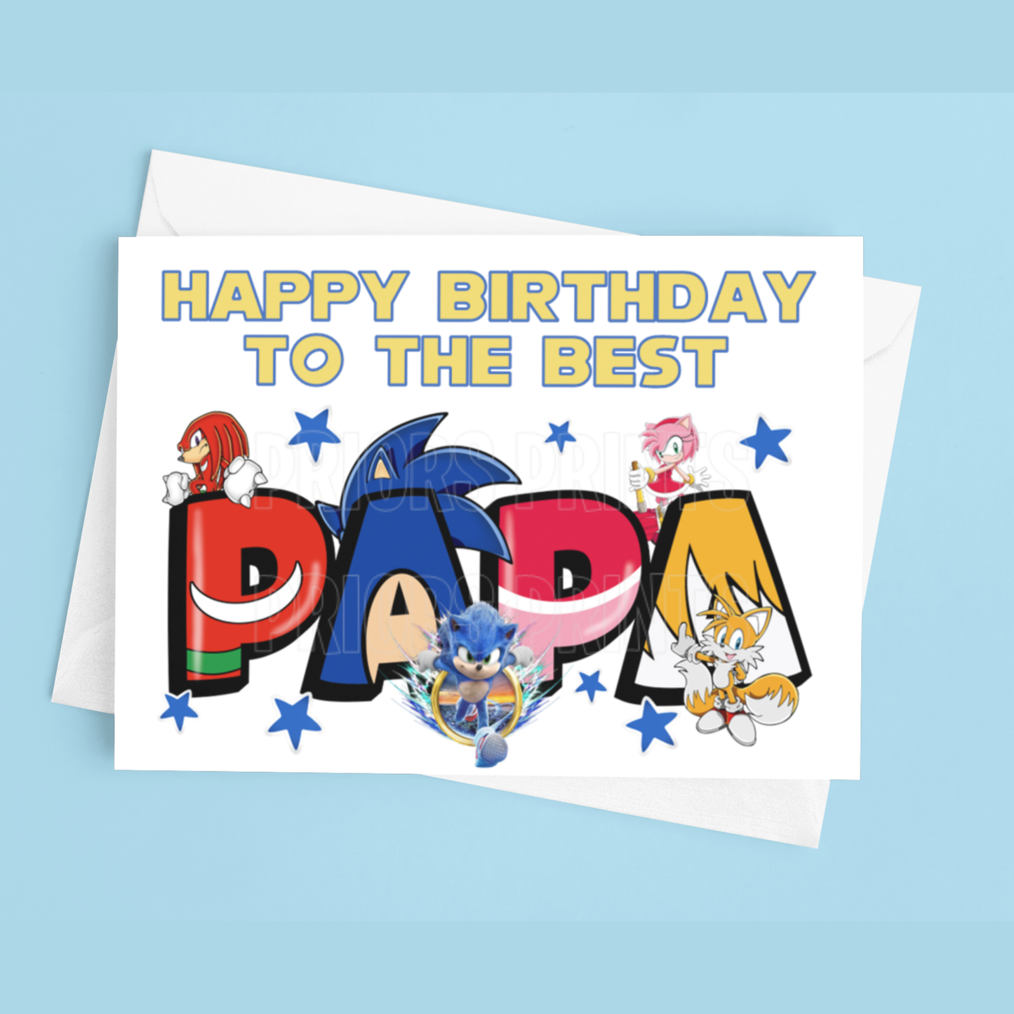 Happy Birthday Mixed Character- To the best Dad or Papa