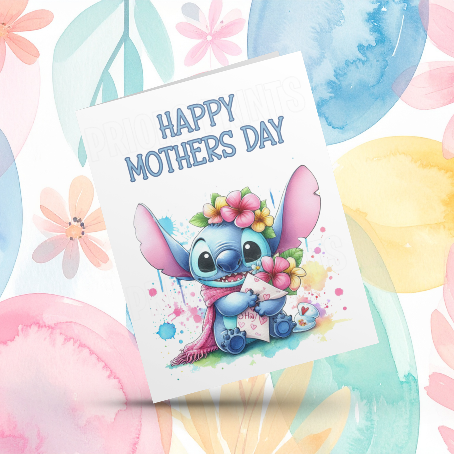 Stitch Happy Mothers Day Card