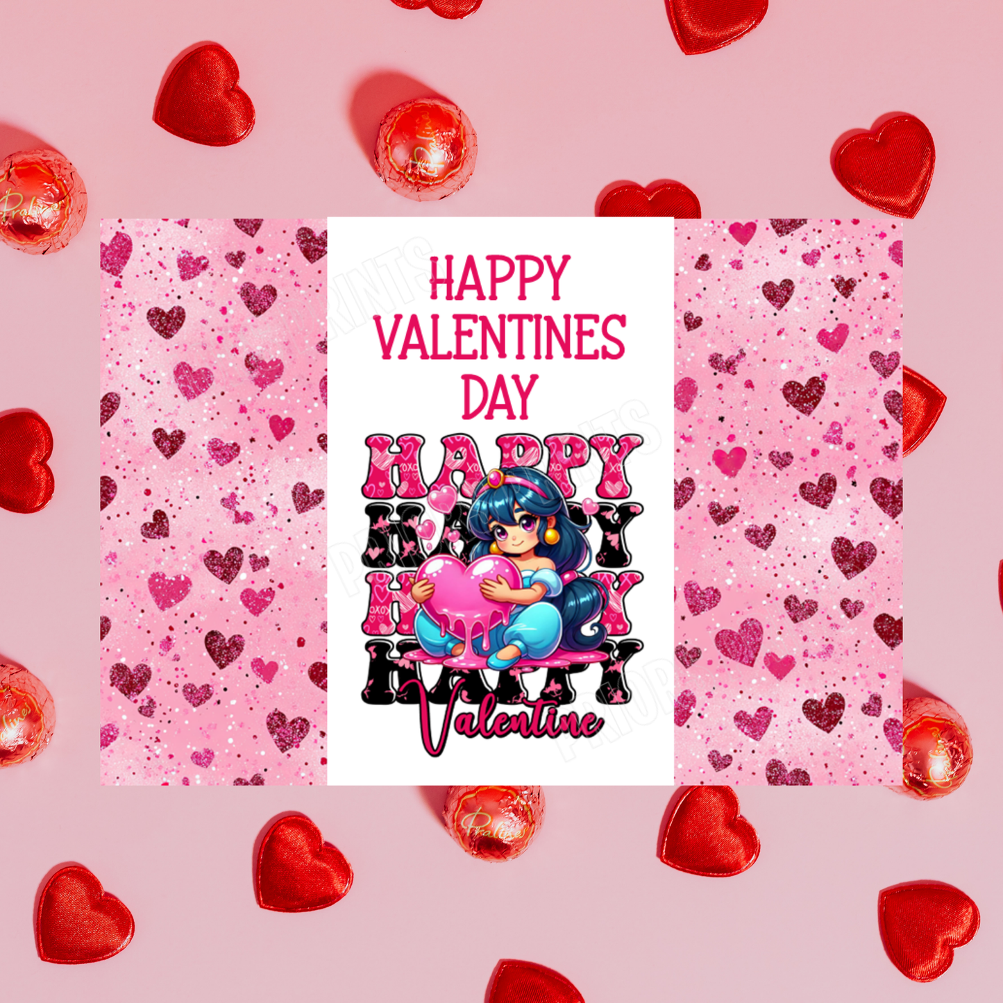 Happy Valentines Day Cute Character Chocolate Bar Wrappers I Yoda I Batman I Eeyore I Princess I Deadpool I Groot I Spiderman I Sonic Mario