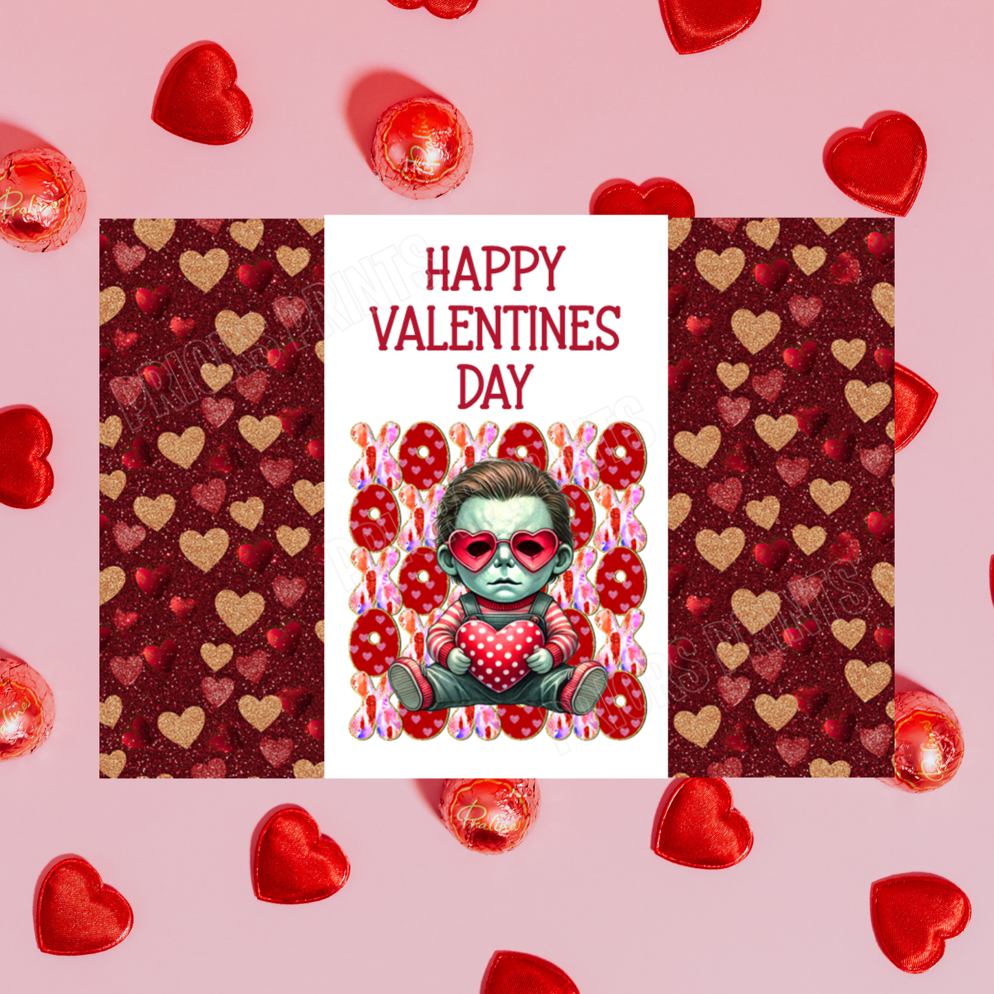 XOXOX Cute Character Valentines Day Chocolate Bar Wrappers  I Spiderman I Sonic I Captain America I Batman I Mario I Groot I Yoda I Deadpool