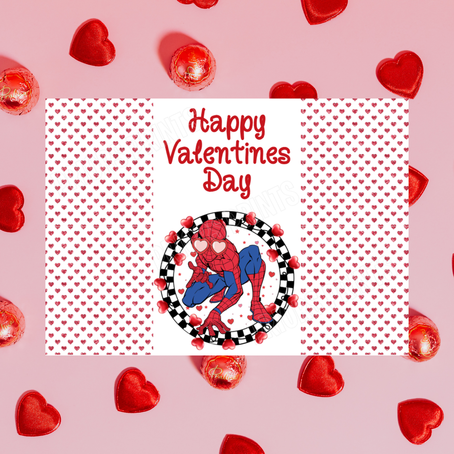 Disney Character Personalised Valentines Day Chocolate Bar Wrappers 1 I Cars I Yoda I Star Wars I Spiderman I Toy Story I Woody I Jessie I Lightening Macqueen