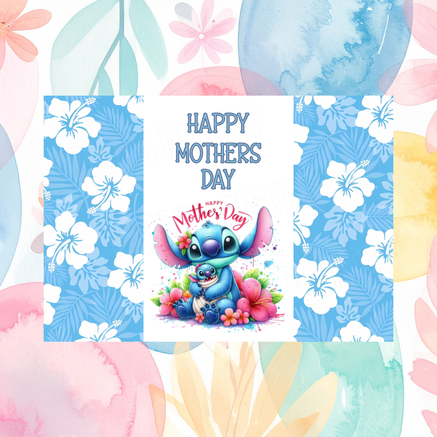 Stitch Happy Mothers Day Chocolate Bar Wrapper
