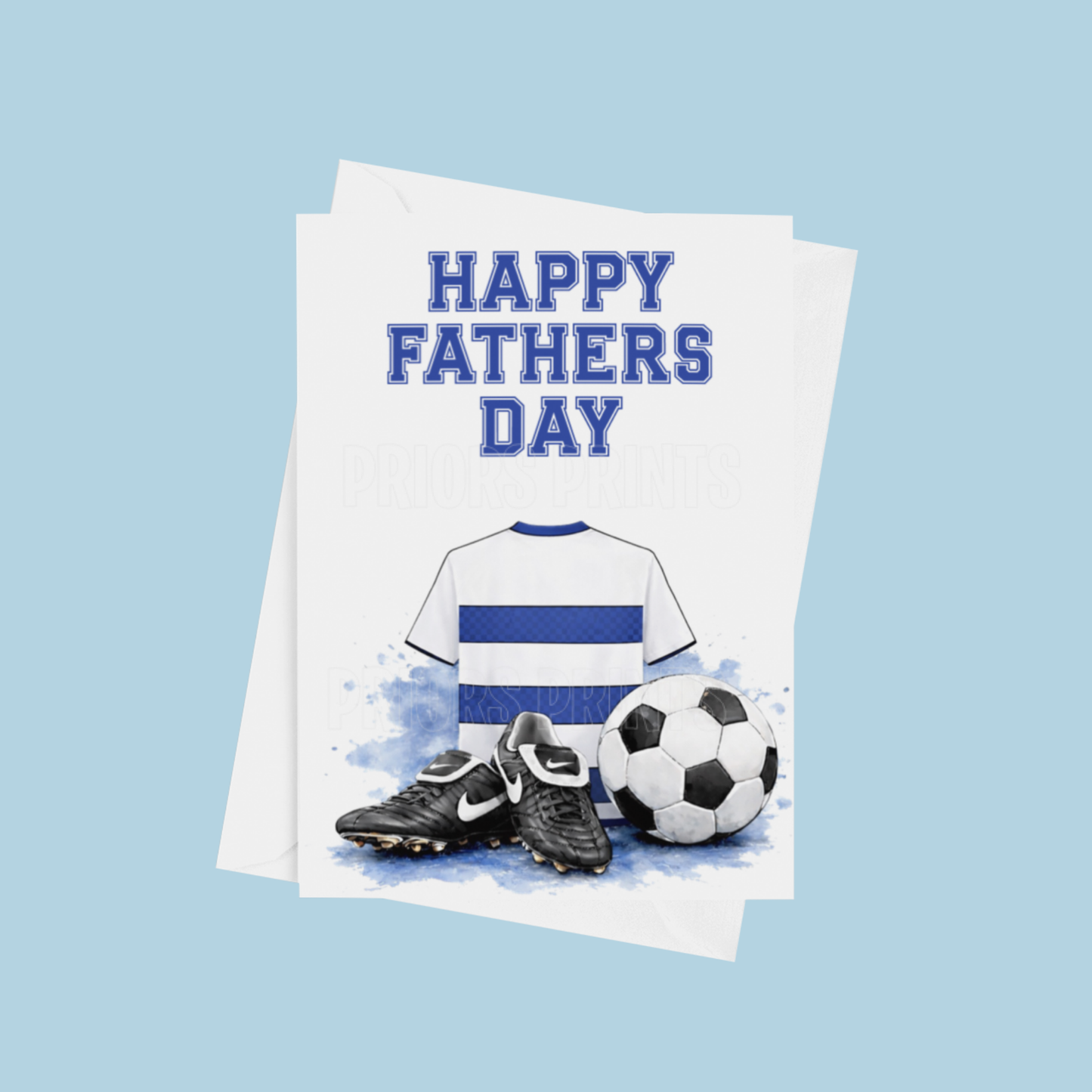 Football Shirts Happy Fathers Day Card