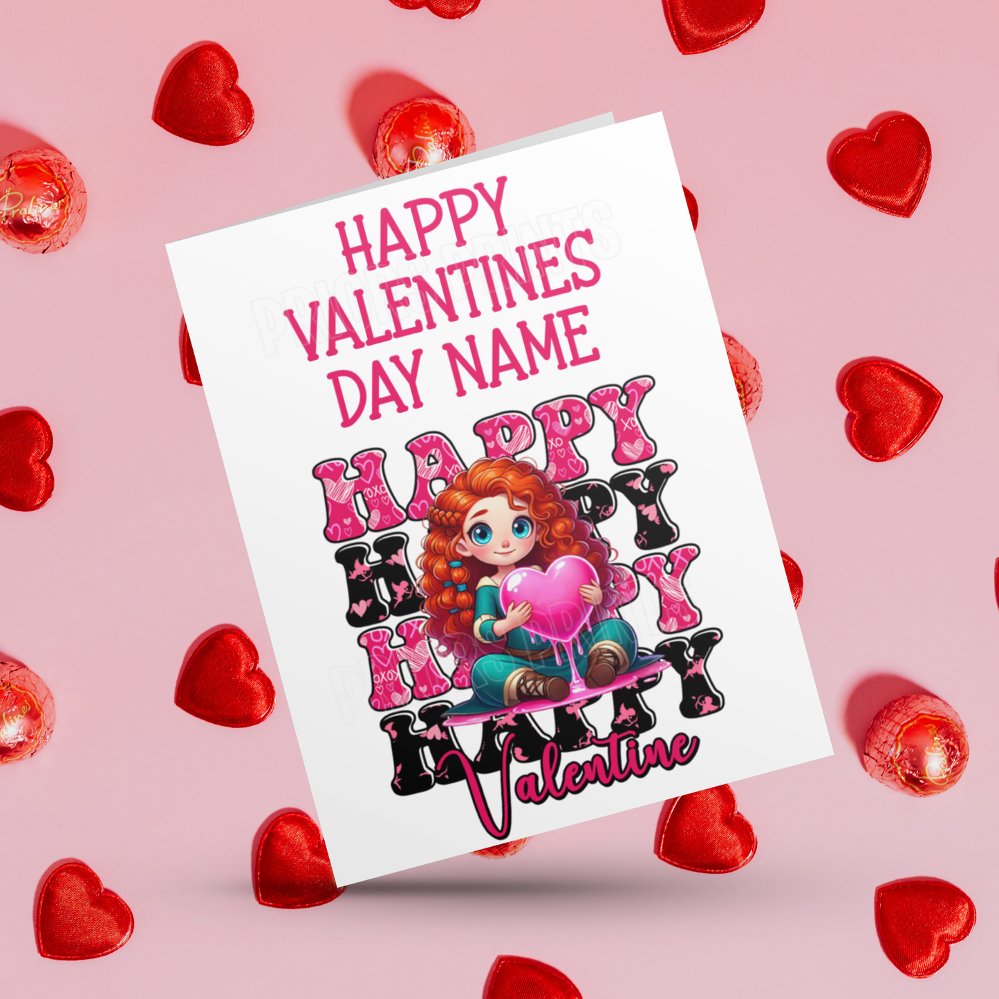 Happy Valentines Day Cute Personalised Character Cards I Baby Yoda I Batman I Eeyore I Princess I Deadpool I Groot I Spiderman I Sonic Mario