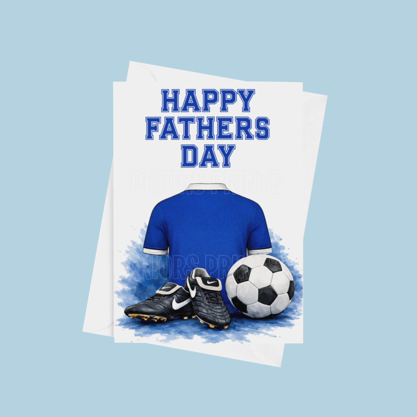 Football Shirts Happy Fathers Day Card