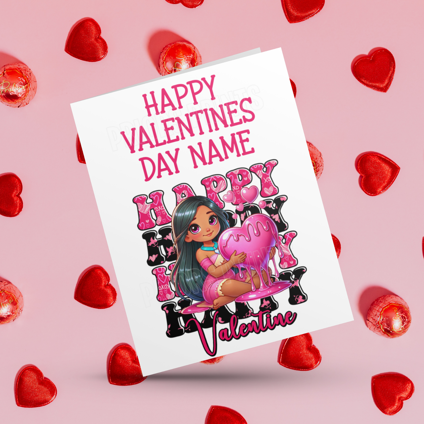 Happy Valentines Day Cute Personalised Character Cards I Baby Yoda I Batman I Eeyore I Princess I Deadpool I Groot I Spiderman I Sonic Mario