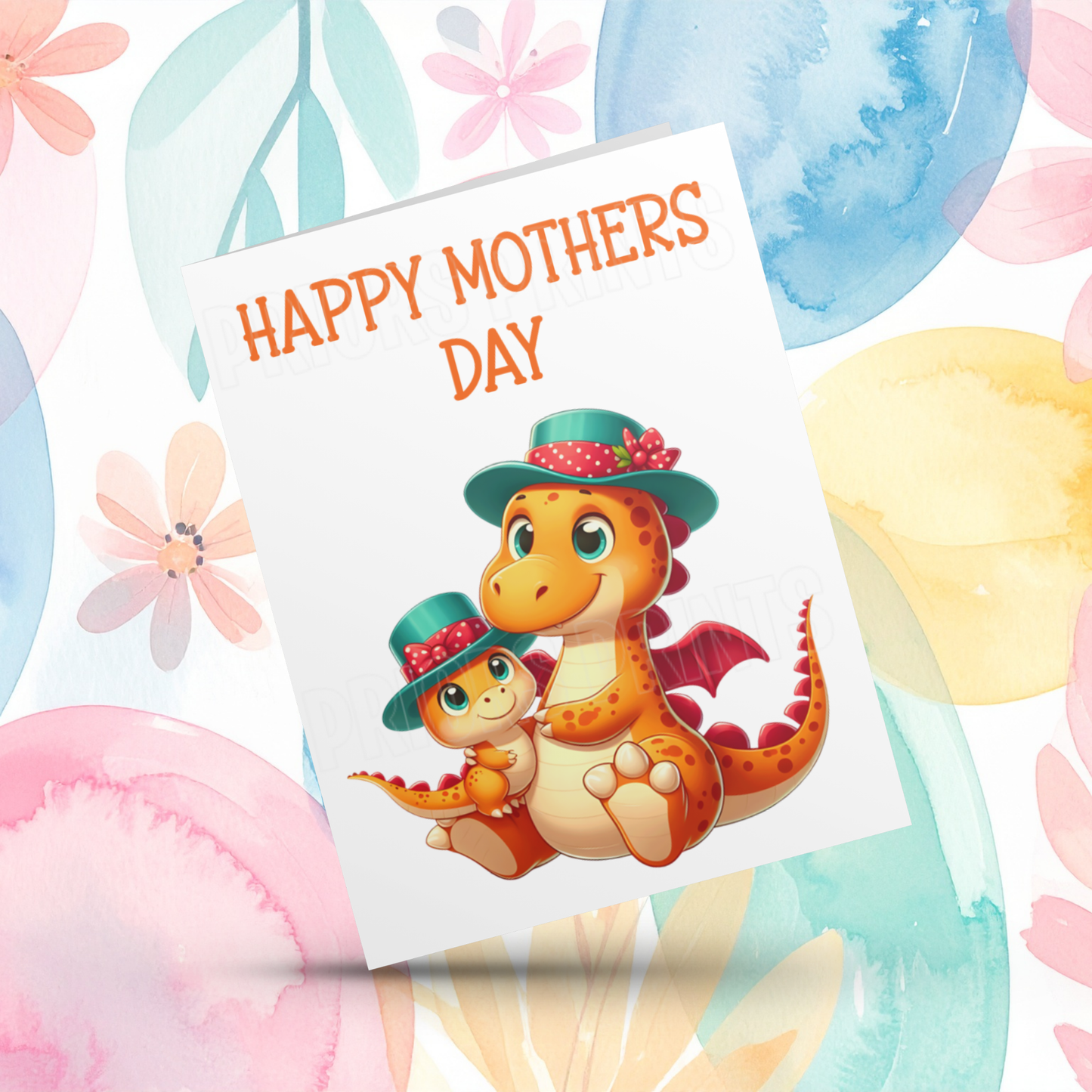 Dinosaur Mothers Day Card
