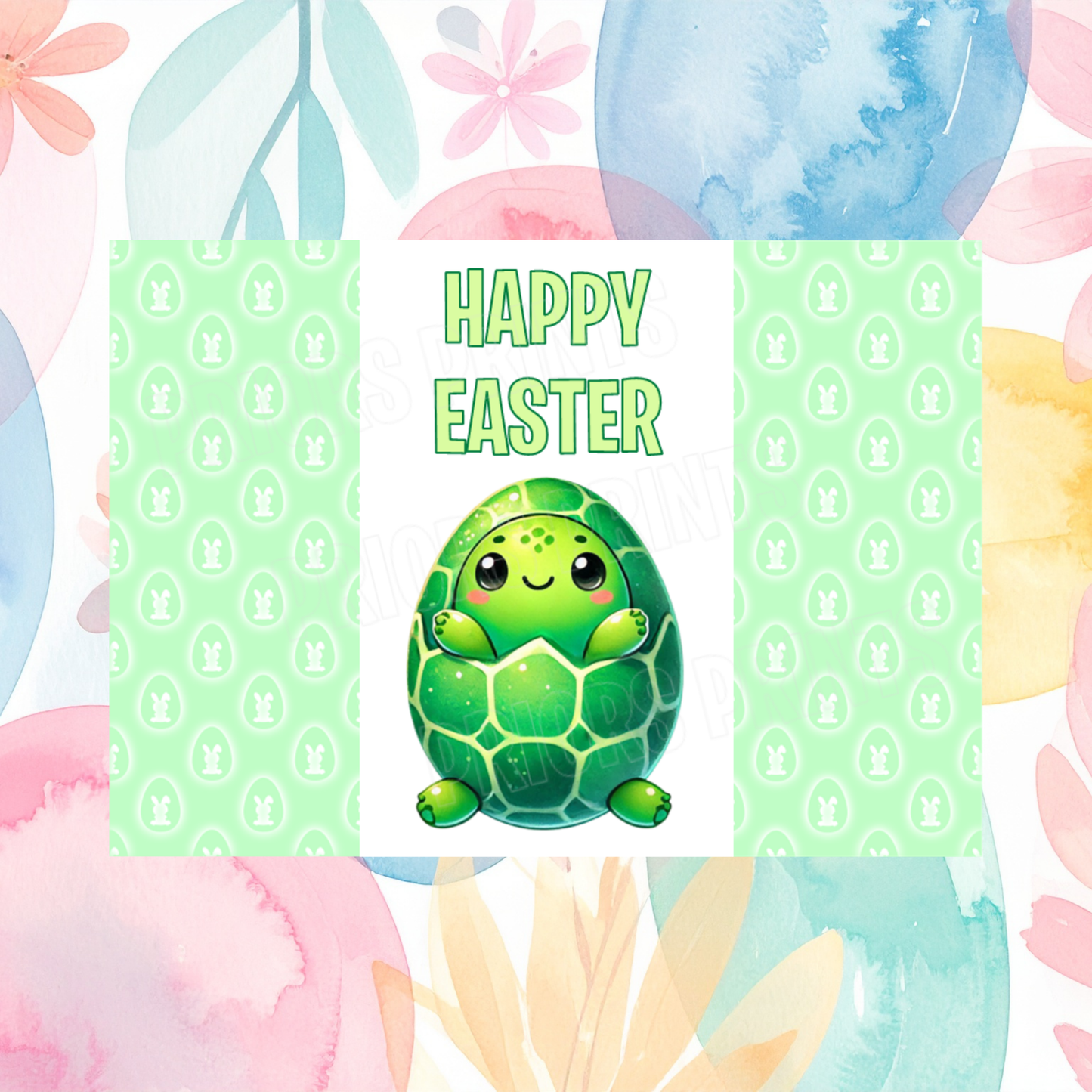 Cute Egg Animal Easter Chocolate Bar Wrapper