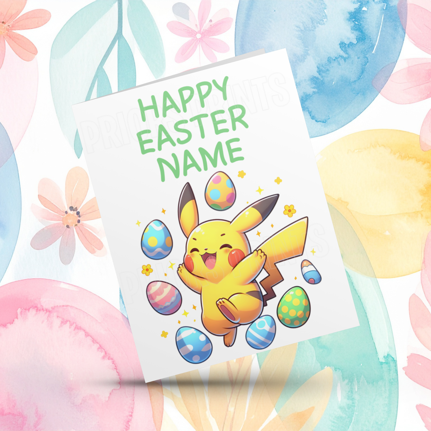 Mixed Character Personalised Easter Card I Captain America I Iron Man I Hulk I Super Mario I Mickey I Minecraft I Pikachu I Sonic I Deadpool I Stitch